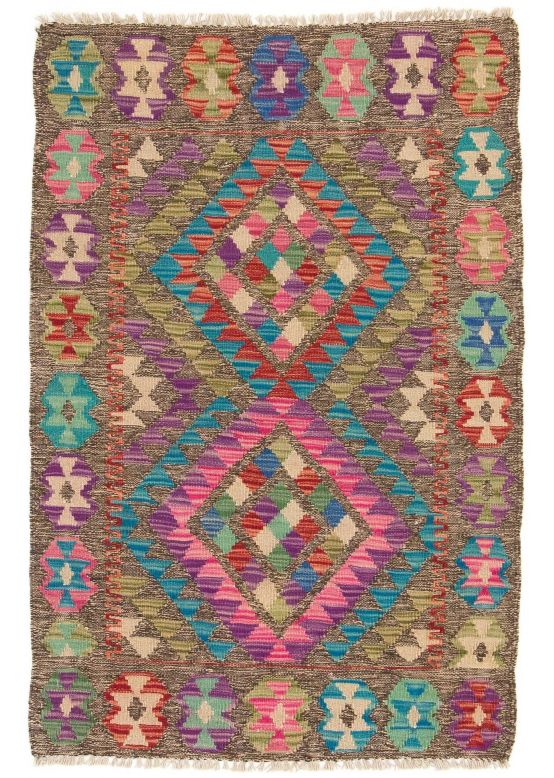 Tappeto a tessitura Kilim Afghan