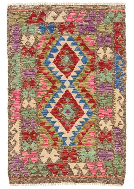 Tappeto a tessitura Kilim Afghan