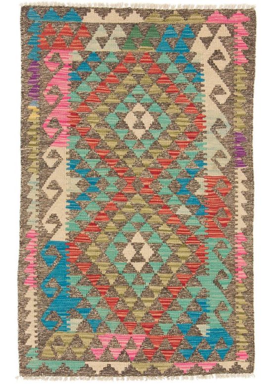 Tappeto a tessitura Kilim Afghan