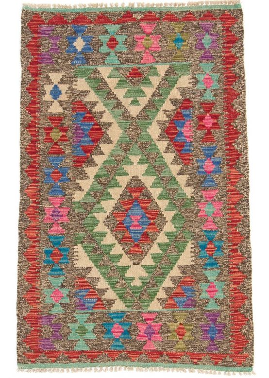 Tappeto a tessitura Kilim Afghan