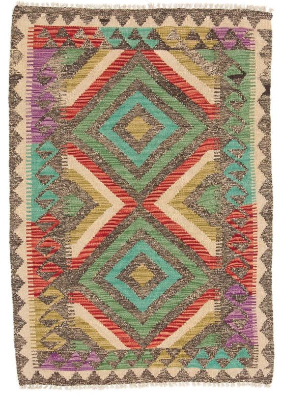 Tappeto a tessitura Kilim Afghan