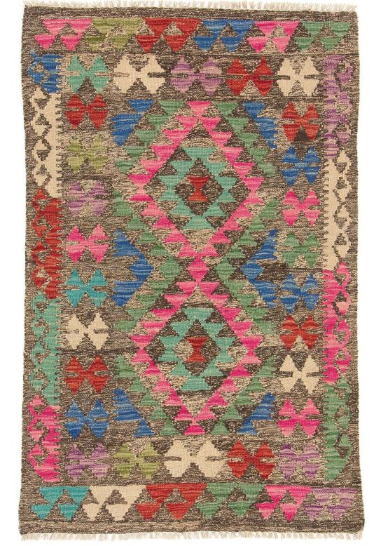 Tappeto a tessitura Kilim Afghan