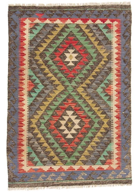 Tappeto a tessitura Kilim Afghan