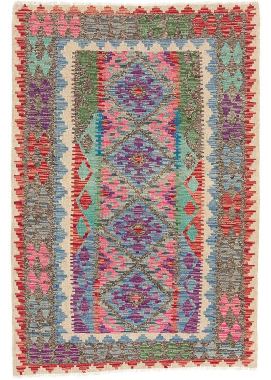 Tappeto a tessitura Kilim Afghan