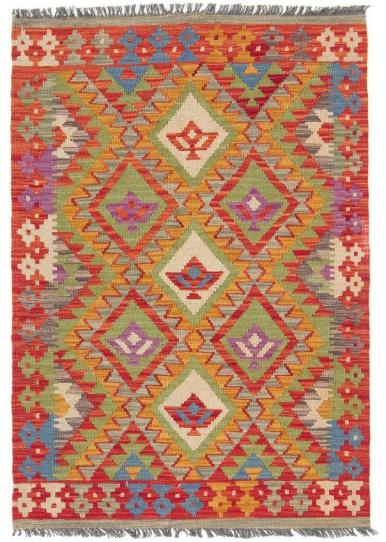 Tappeto a tessitura Kilim Afghan