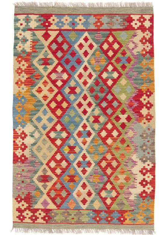 Tappeto a tessitura Kilim Afghan