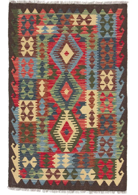 Tappeto a tessitura Kilim Afghan