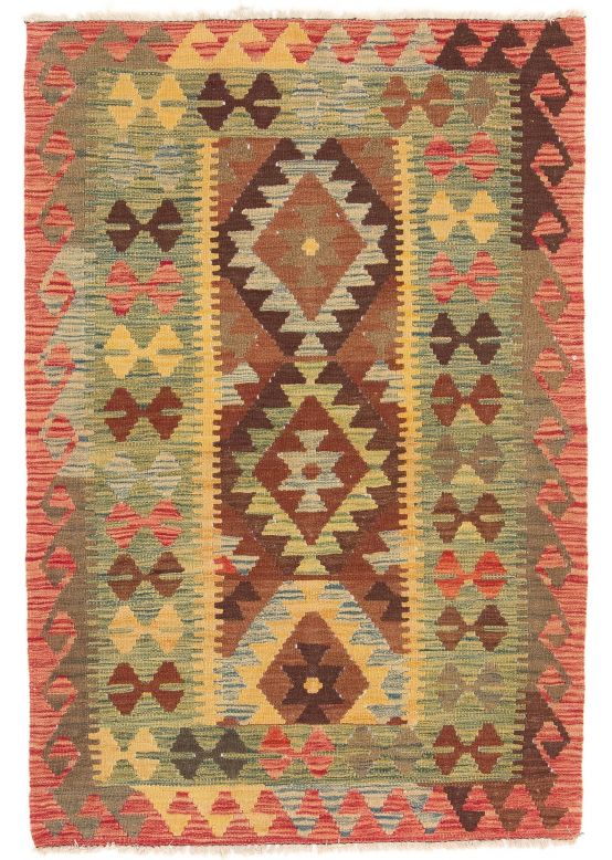 Tappeto a tessitura Kilim Afghan