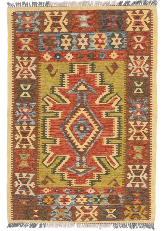 Tappeto a tessitura Kilim Afghan