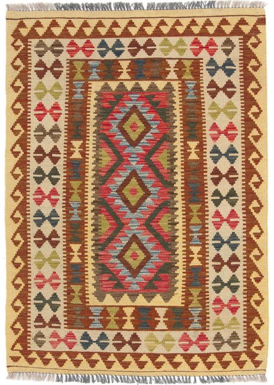 Tappeto a tessitura Kilim Afghan