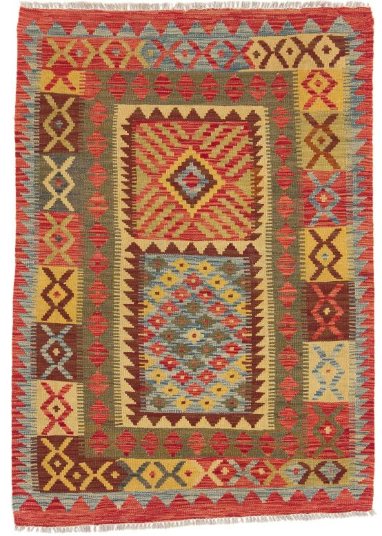 Tappeto a tessitura Kilim Afghan