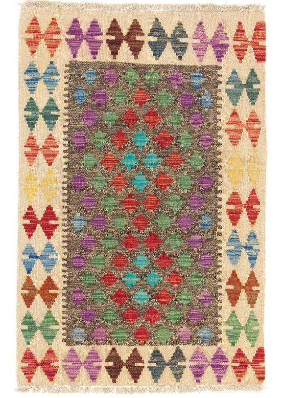 Tappeto a tessitura Kilim Afghan