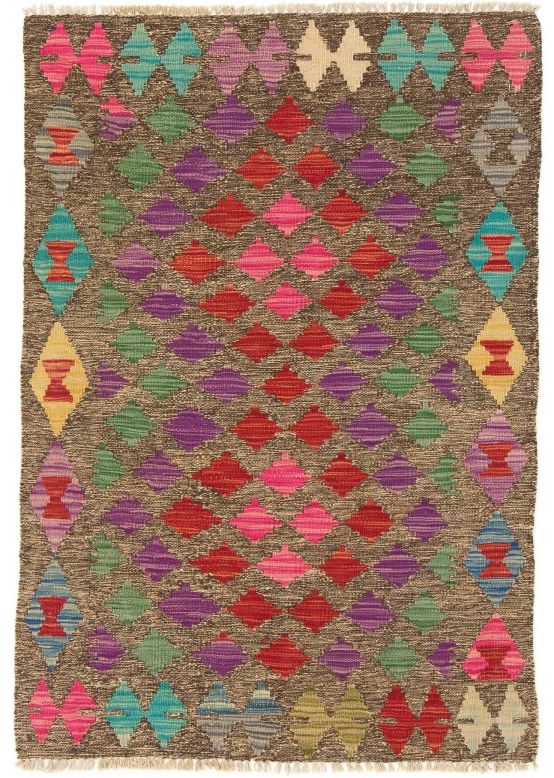 Tappeto a tessitura Kilim Afghan