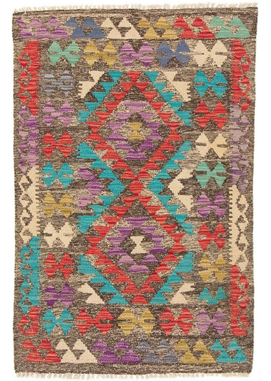 Tappeto a tessitura Kilim Afghan