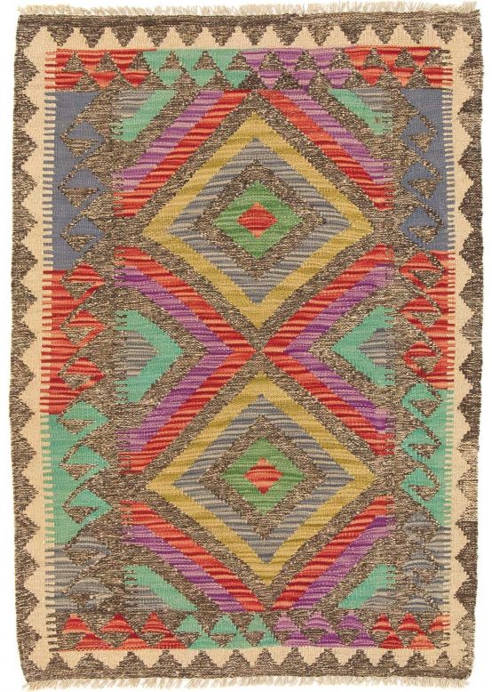 Tappeto a tessitura Kilim Afghan