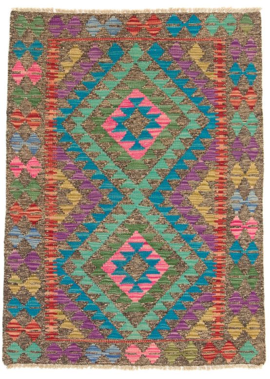 Tappeto a tessitura Kilim Afghan