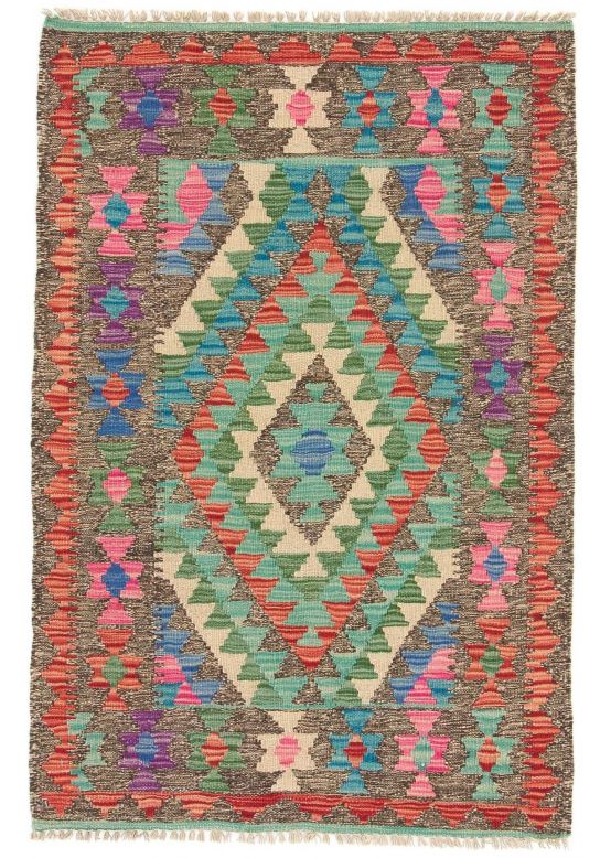 Tappeto a tessitura Kilim Afghan