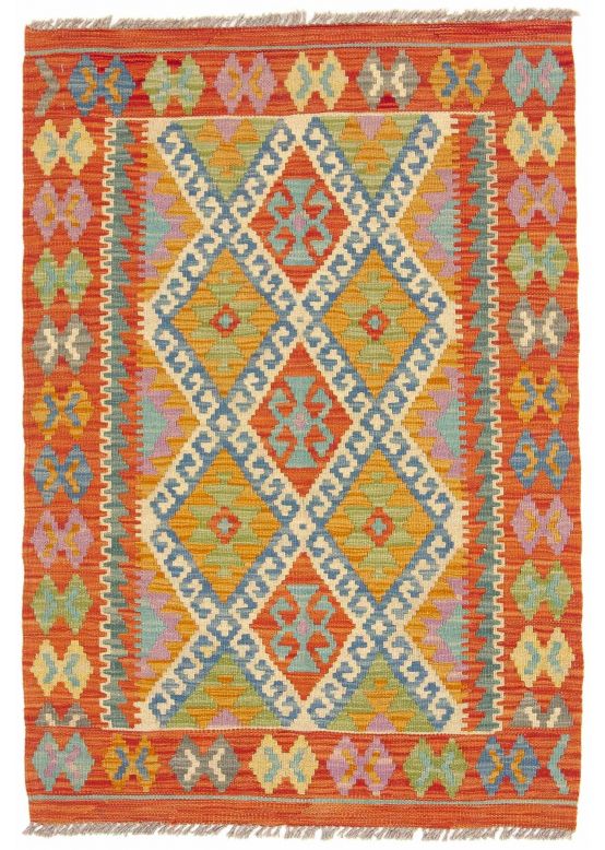 Tappeto a tessitura Kilim Afghan