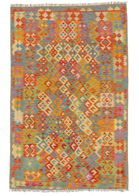 Tappeto a tessitura Kilim Afghan