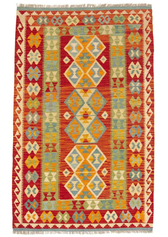 Tappeto a tessitura Kilim Afghan