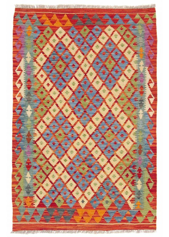 Tappeto a tessitura Kilim Afghan