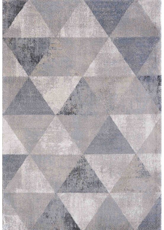 Tappeto Geo Grigio