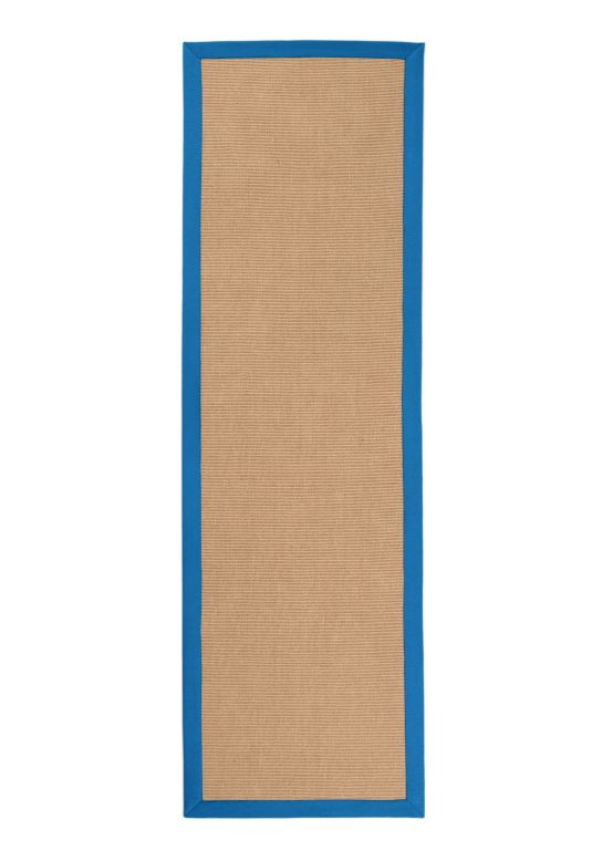 Tappeto passatoia Sisal Blu