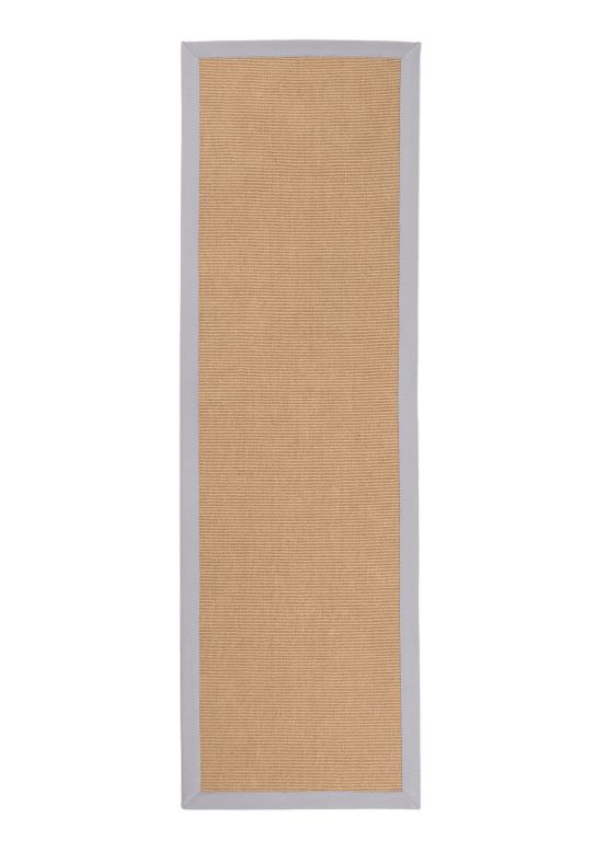 Tappeto passatoia Sisal Grigio chiaro