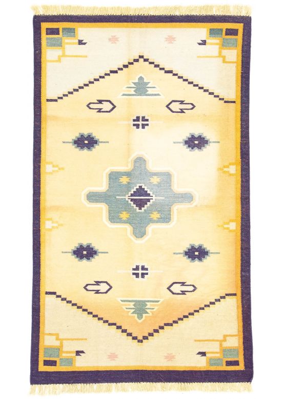 Tappeto a tessitura Kilim India