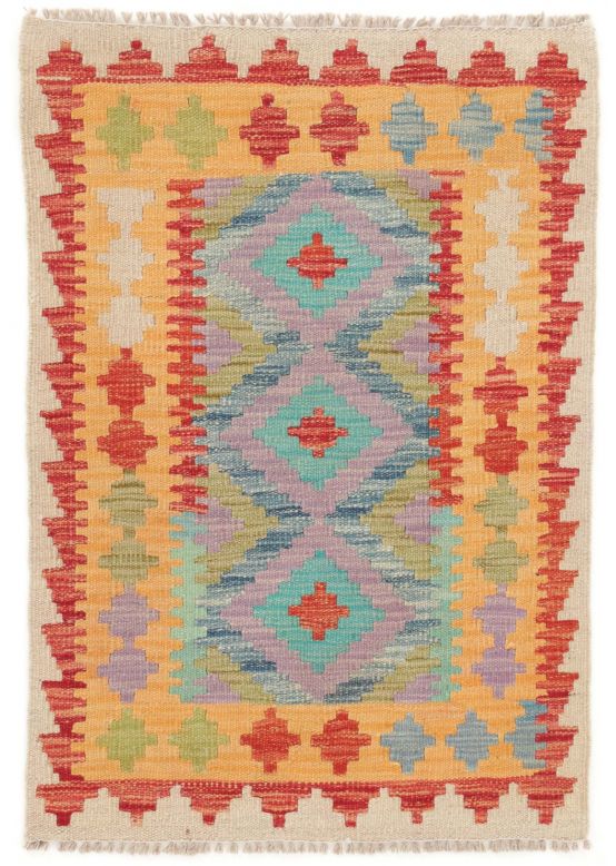 Tappeto a tessitura Kilim Afghan