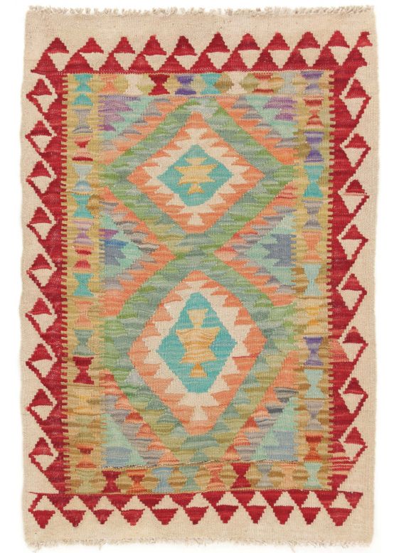 Tappeto a tessitura Kilim Afghan