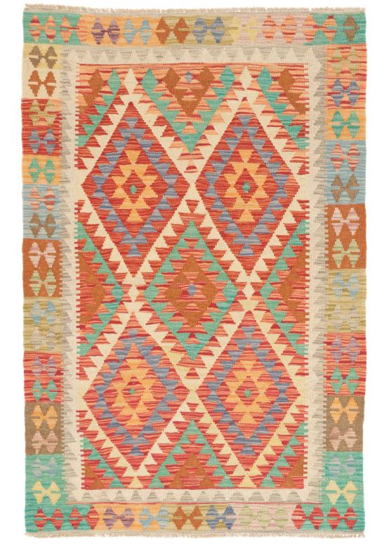 Tappeto a tessitura Kilim Afghan