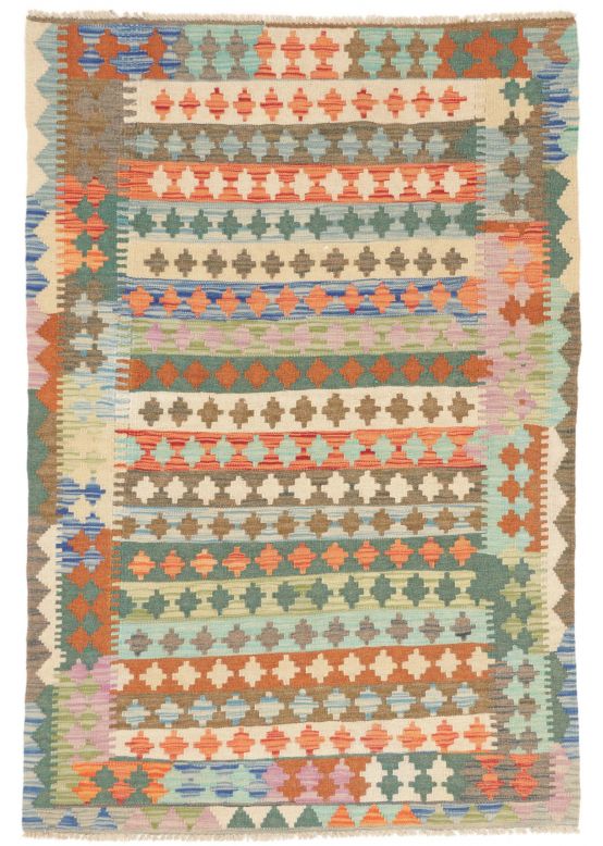 Tappeto a tessitura Kilim Afghan