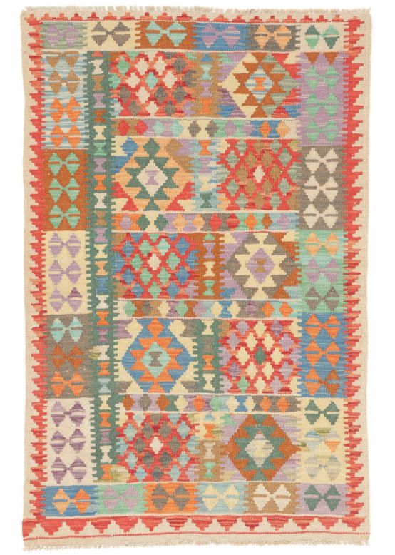 Tappeto a tessitura Kilim Afghan