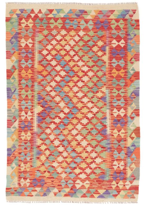 Tappeto a tessitura Kilim Afghan