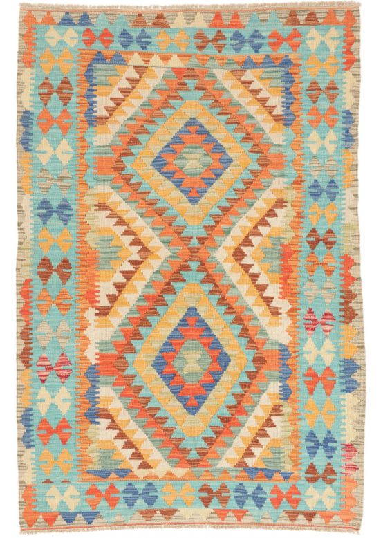 Tappeto a tessitura Kilim Afghan