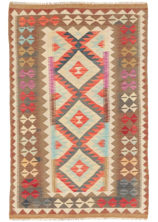 Tappeto a tessitura Kilim Afghan