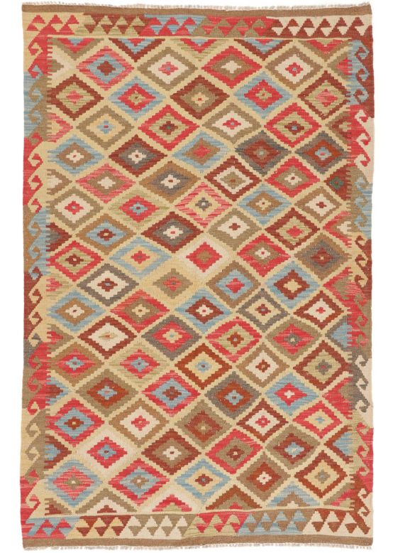 Tappeto a tessitura Kilim Afghan