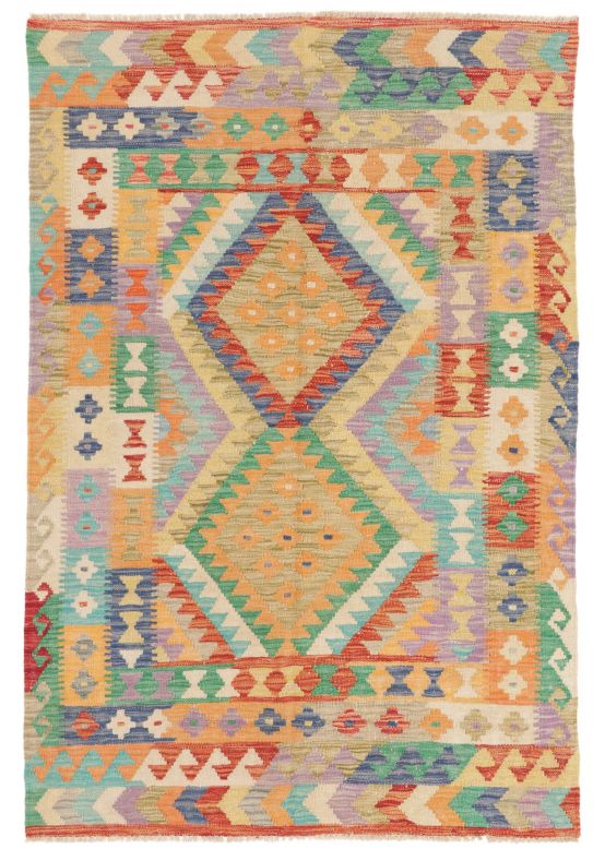 Tappeto a tessitura Kilim Afghan