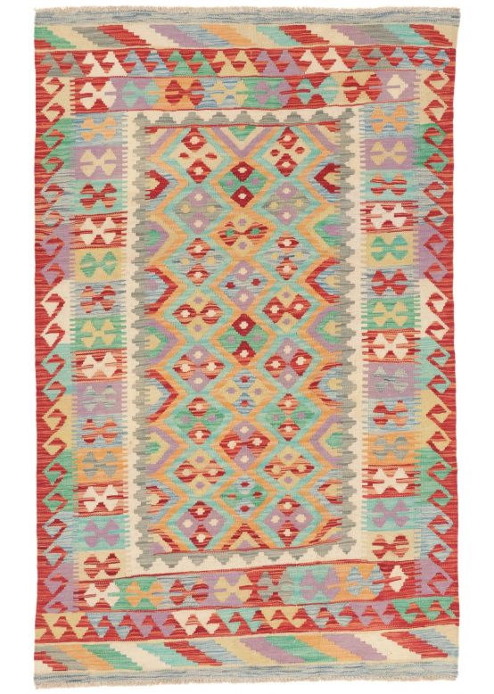 Tappeto a tessitura Kilim Afghan