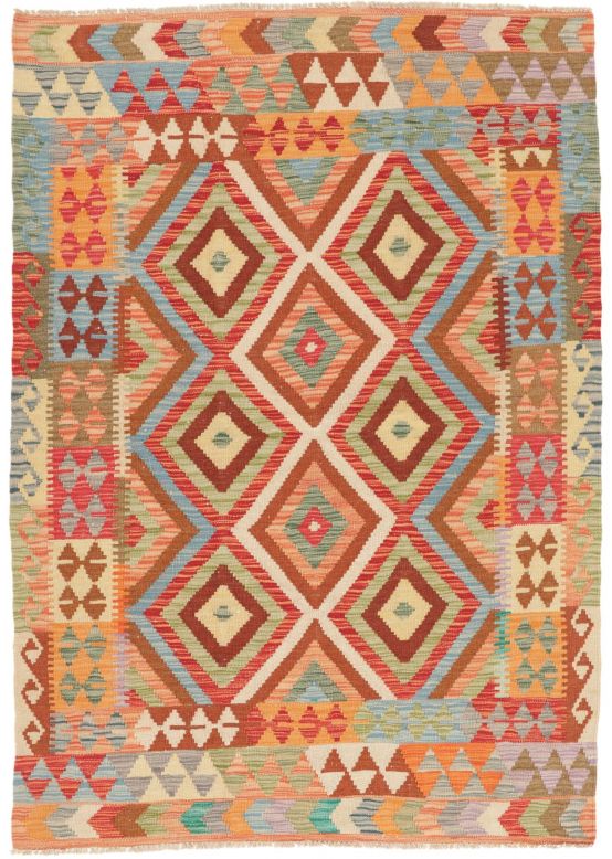 Tappeto a tessitura Kilim Afghan