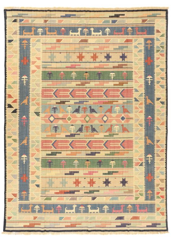 Tappeto a tessitura Kilim India