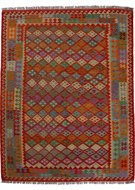 Tappeto a tessitura Kilim Afghan