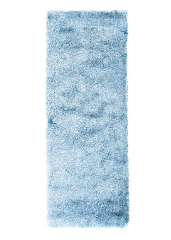 Tappeto a pelo lungo Breeze passatoia Blu chiaro