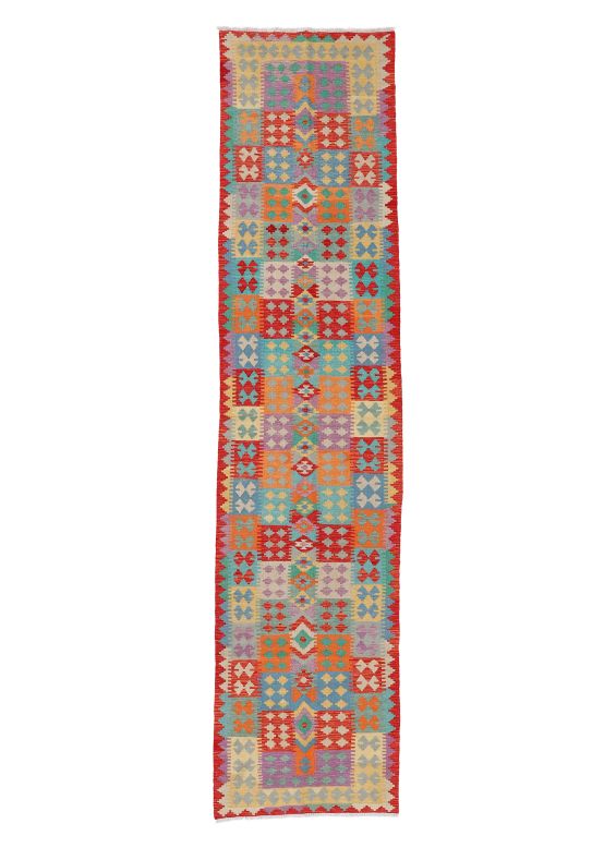 Tappeto a tessitura Kilim Afghan