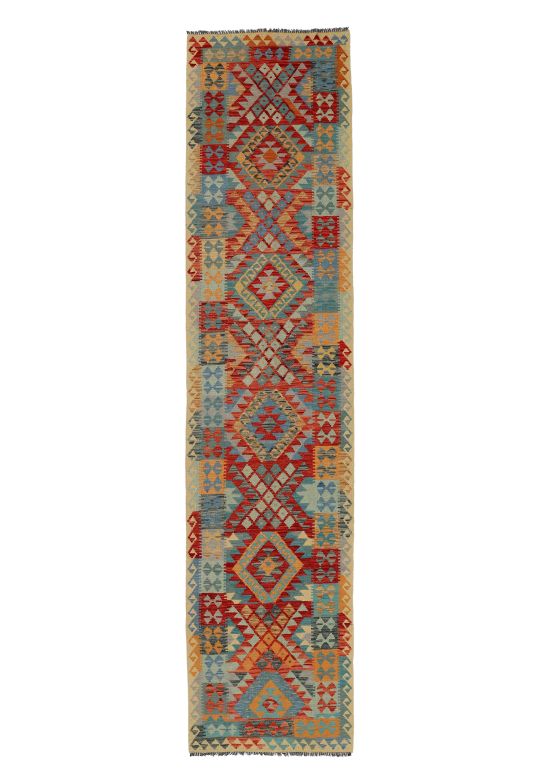 Tappeto a tessitura Kilim Afghan