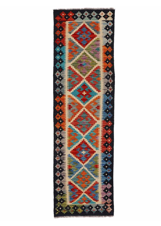 Tappeto a tessitura Kilim Afghan