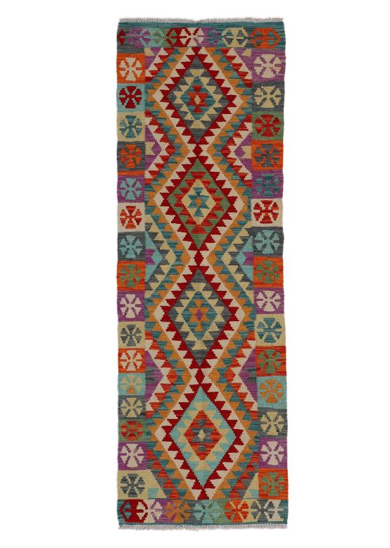 Tappeto a tessitura Kilim Afghan