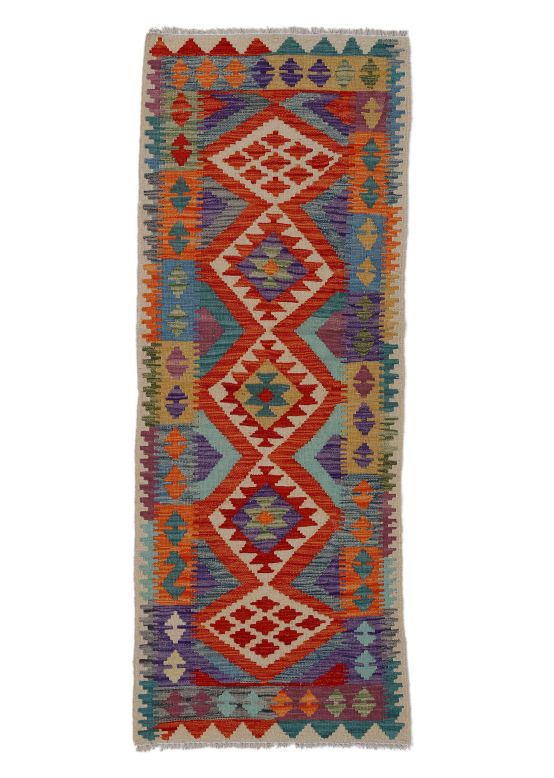 Tappeto a tessitura Kilim Afghan