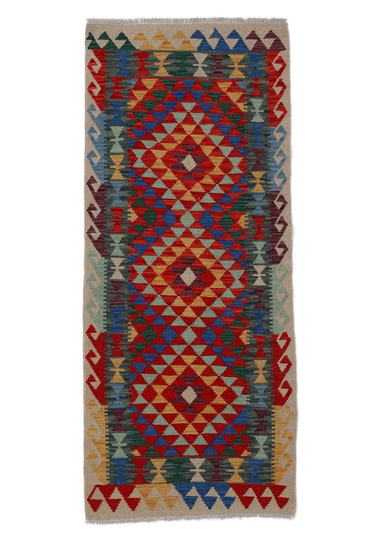 Tappeto a tessitura Kilim Afghan